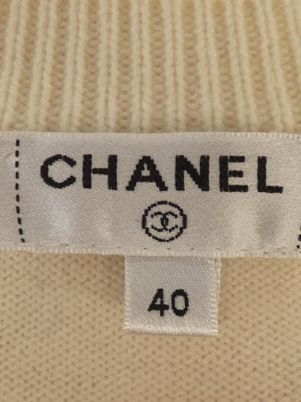 Chanel Knit Sweater Beige - Picture 5 of 7